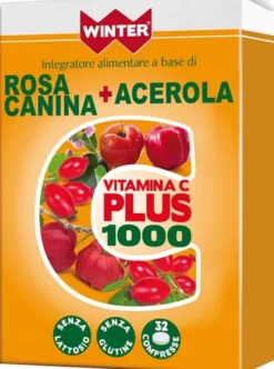 WINTER VITAMINA C PLUS 1000 ROSA CANINA + ACEROLA 32 COMPRESSE