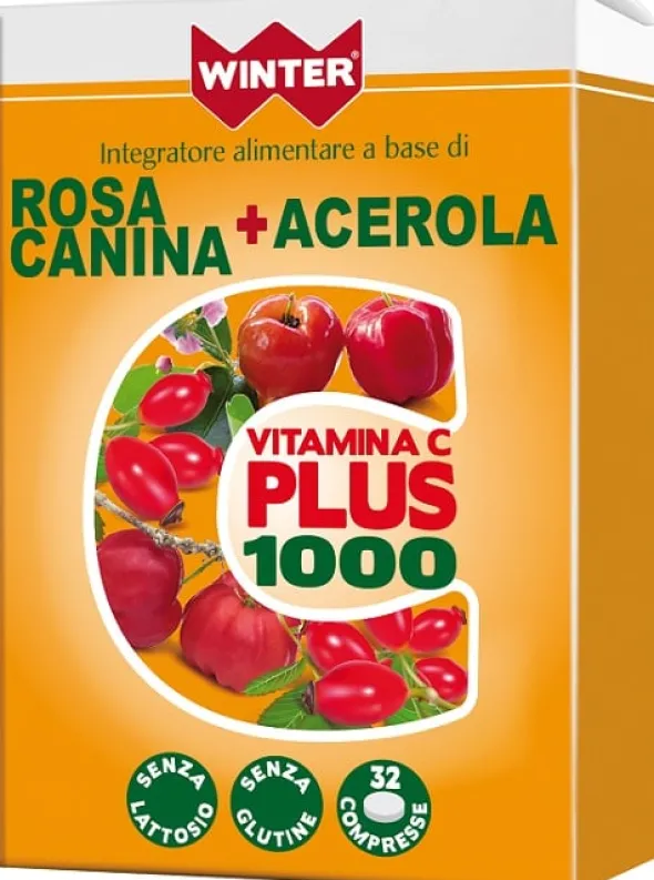 WINTER VITAMINA C PLUS 1000 ROSA CANINA + ACEROLA 32 COMPRESSE