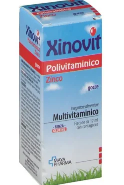 XINOVIT POLIVITAMINICO 12 ML SENZA GLUTINE NATURALMENTE PRIVO DI LATTOSIO