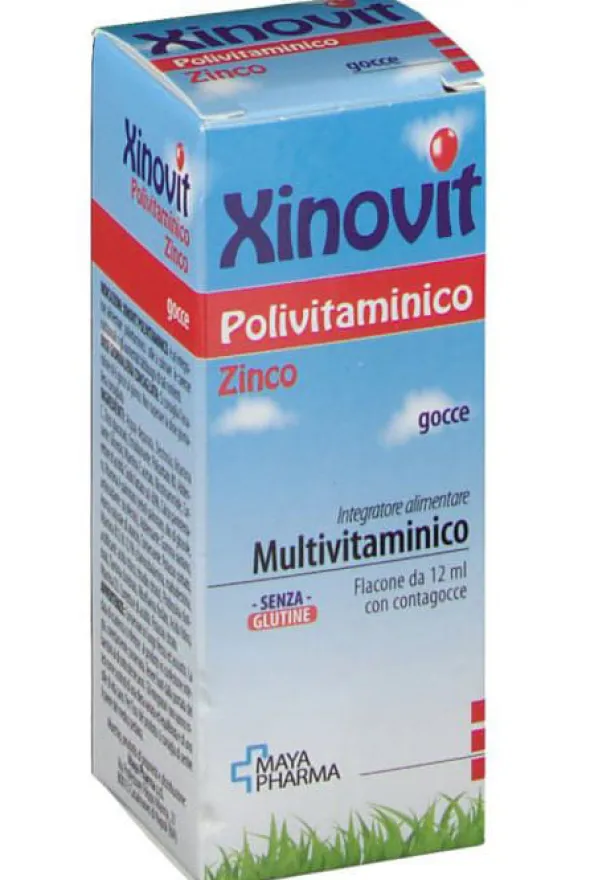 XINOVIT POLIVITAMINICO 12 ML SENZA GLUTINE NATURALMENTE PRIVO DI LATTOSIO