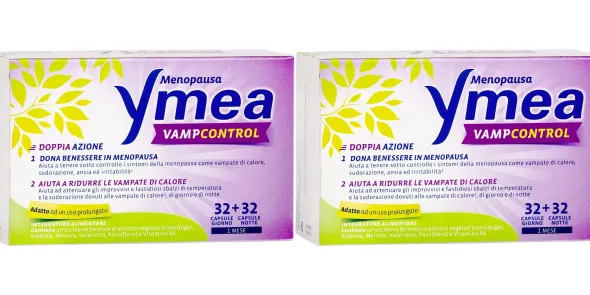 YMEA VAMP CONTROL 64 CAPSULE NUOVA FORMULA Pack da 2