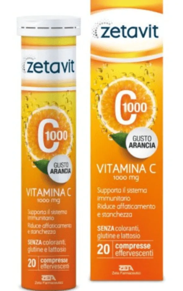 ZETAVIT C1000 20 COMPRESSE EFFERVESCENTI