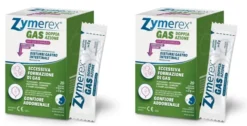ZYMEREX GONFIORE GAS DOPPIA AZIONE CON S+E COMPLEX 20 BUSTINE MONODOSE DA 2 G Pack da 2